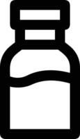 Bottle drink icon symbol image. Illustration of the drink water bottle glass design image vector