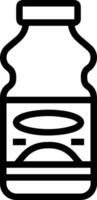 Bottle drink icon symbol image. Illustration of the drink water bottle glass design image vector