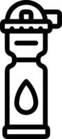 Bottle drink icon symbol image. Illustration of the drink water bottle glass design image vector