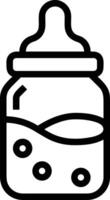 Bottle drink icon symbol image. Illustration of the drink water bottle glass design image vector