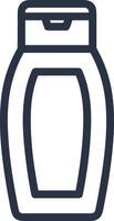 Bottle drink icon symbol image. Illustration of the drink water bottle glass design image vector