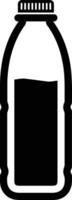Bottle drink icon symbol image. Illustration of the drink water bottle glass design image vector