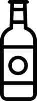Bottle drink icon symbol image. Illustration of the drink water bottle glass design image vector