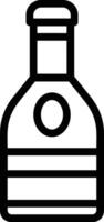 Bottle drink icon symbol image. Illustration of the drink water bottle glass design image vector