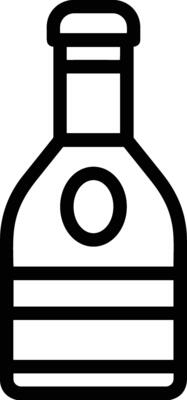 Bottle drink icon symbol image. Illustration of the drink water bottle glass design image