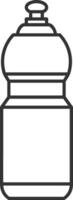 Bottle drink icon symbol image. Illustration of the drink water bottle glass design image vector