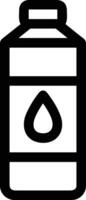 Bottle drink icon symbol image. Illustration of the drink water bottle glass design image vector