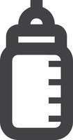 Bottle drink icon symbol image. Illustration of the drink water bottle glass design image vector