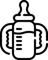 Bottle drink icon symbol image. Illustration of the drink water bottle glass design image vector