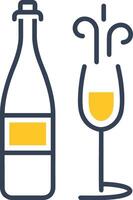 Bottle drink icon symbol image. Illustration of the drink water bottle glass design image vector