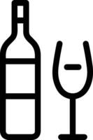 Bottle drink icon symbol image. Illustration of the drink water bottle glass design image vector