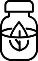 Bottle drink icon symbol image. Illustration of the drink water bottle glass design image vector