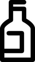 Bottle drink icon symbol image. Illustration of the drink water bottle glass design image vector