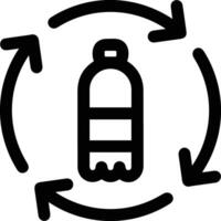 Bottle drink icon symbol image. Illustration of the drink water bottle glass design image vector