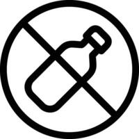 Bottle drink icon symbol image. Illustration of the drink water bottle glass design image vector