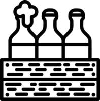 Bottle drink icon symbol image. Illustration of the drink water bottle glass design image vector