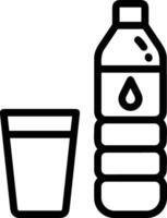 Bottle drink icon symbol image. Illustration of the drink water bottle glass design image vector