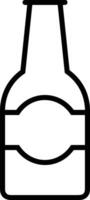 Bottle drink icon symbol image. Illustration of the drink water bottle glass design image vector