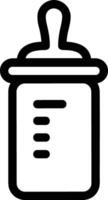 Bottle drink icon symbol image. Illustration of the drink water bottle glass design image vector