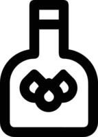 Bottle drink icon symbol image. Illustration of the drink water bottle glass design image vector
