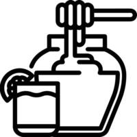 Bottle drink icon symbol image. Illustration of the drink water bottle glass design image vector