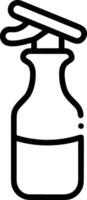 Bottle drink icon symbol image. Illustration of the drink water bottle glass design image vector