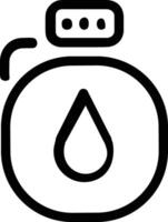 Bottle drink icon symbol image. Illustration of the drink water bottle glass design image vector