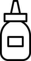 Bottle drink icon symbol image. Illustration of the drink water bottle glass design image vector