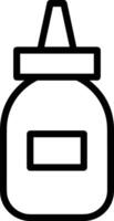 Bottle drink icon symbol image. Illustration of the drink water bottle glass design image vector