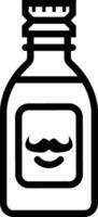 Bottle drink icon symbol image. Illustration of the drink water bottle glass design image vector