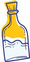 Bottle drink icon symbol image. Illustration of the drink water bottle glass design image vector