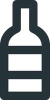 Bottle drink icon symbol image. Illustration of the drink water bottle glass design image vector