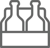 Bottle drink icon symbol image. Illustration of the drink water bottle glass design image vector
