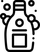 Bottle drink icon symbol image. Illustration of the drink water bottle glass design image vector