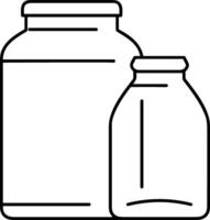 Bottle drink icon symbol image. Illustration of the drink water bottle glass design image vector