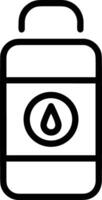 Bottle drink icon symbol image. Illustration of the drink water bottle glass design image vector