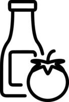 Bottle drink icon symbol image. Illustration of the drink water bottle glass design image vector