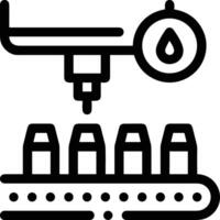 Bottle drink icon symbol image. Illustration of the drink water bottle glass design image vector