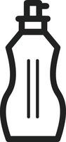 Bottle drink icon symbol image. Illustration of the drink water bottle glass design image vector
