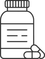 Bottle drink icon symbol image. Illustration of the drink water bottle glass design image vector