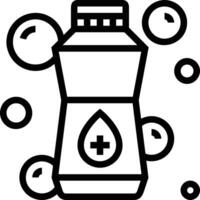 Bottle drink icon symbol image. Illustration of the drink water bottle glass design image vector