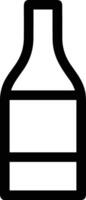 Bottle drink icon symbol image. Illustration of the drink water bottle glass design image vector