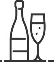 Bottle drink icon symbol image. Illustration of the drink water bottle glass design image vector