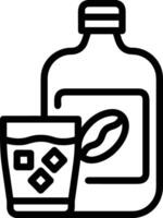 Bottle drink icon symbol image. Illustration of the drink water bottle glass design image vector