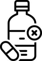 Bottle drink icon symbol image. Illustration of the drink water bottle glass design image vector