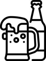 Bottle drink icon symbol image. Illustration of the drink water bottle glass design image vector