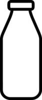 Bottle drink icon symbol image. Illustration of the drink water bottle glass design image vector