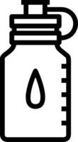 Bottle drink icon symbol image. Illustration of the drink water bottle glass design image vector