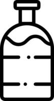 Bottle drink icon symbol image. Illustration of the drink water bottle glass design image vector