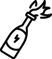 Bottle drink icon symbol image. Illustration of the drink water bottle glass design image vector